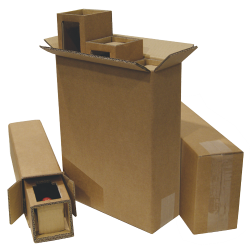 Caixa Securus p/ 3 Garrafas de Vinho 24x8x33 cm 